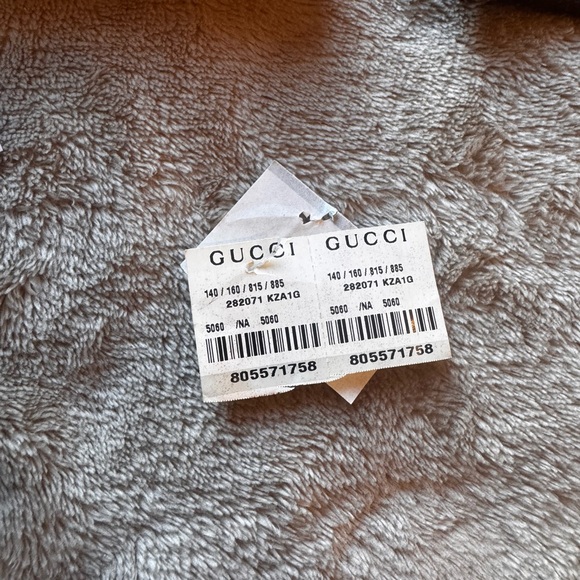 GUCCI Clutch Bag Canvas Umbrella Parasol Pattern Pouch Italy Authentic - Picture 9 of 13